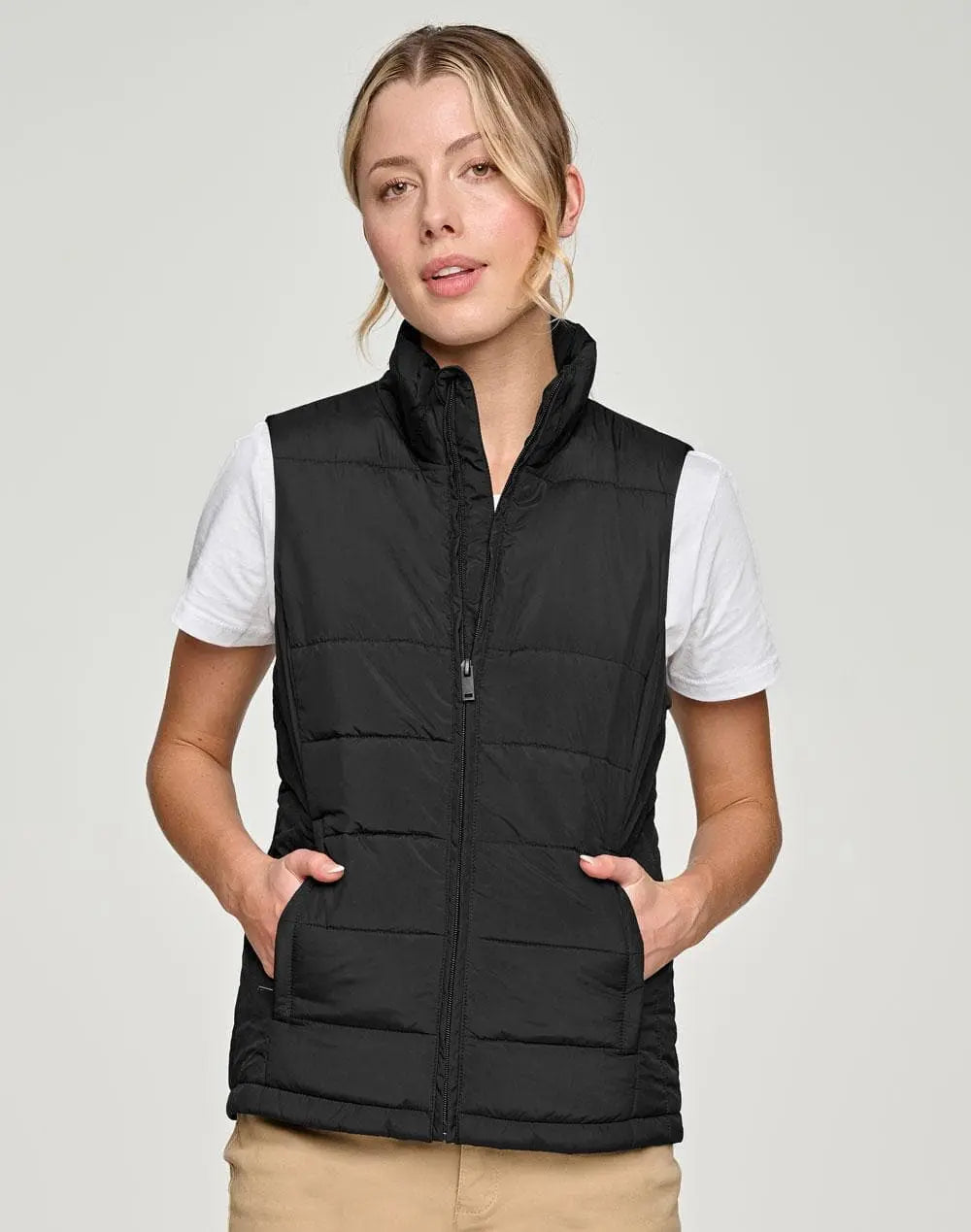 Sustainable Insulated Women's Puffer Vest JK62 Winning Spirit